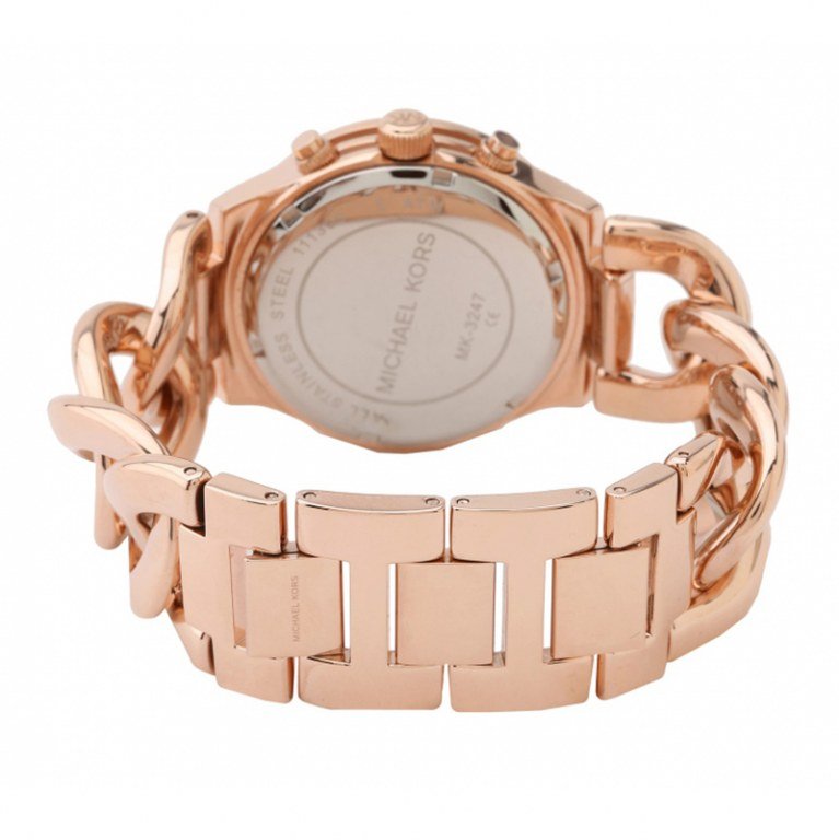  Shop Authentic Michael Kors Runway Rose Gold Dial Rose Gold Steel Strap Watch for Women - MK3247 - Luxxuri