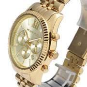  Shop Authentic Michael Kors Lexington Gold Dial Gold Steel Strap Watch for Men - MK8281 - Luxxuri