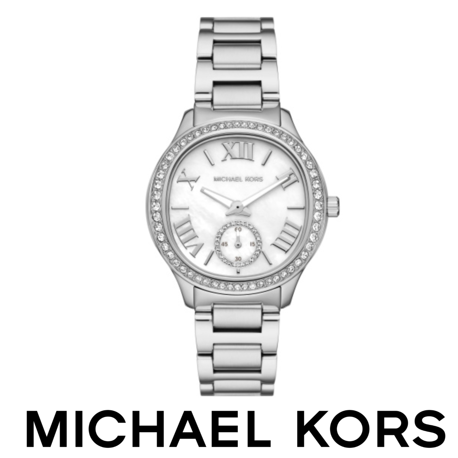  Shop Authentic Michael Kors Sage Three-Hand White Dial Silver Steel Strap Watch for Women - MK4807 - Luxxuri
