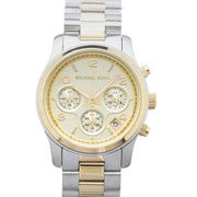  Shop Authentic Michael Kors Runway Gold Dial Two Tone Steel Strap Watch for Women - MK5137 - Luxxuri
