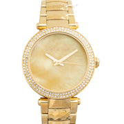  Shop Authentic Michael Kors Parker Gold Mother of Pearl Dial Gold Steel Strap Watch for Women - MK6425 - Luxxuri