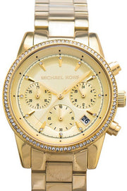  Shop Authentic Michael Kors Ritz Gold Dial Gold Steel Strap Watch for Women - MK6356 - Luxxuri