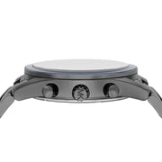  Shop Authentic Michael Kors Accelerator Chronograph Blue Dial Grey Steel Strap Watch For Men - MK9111 - Luxxuri