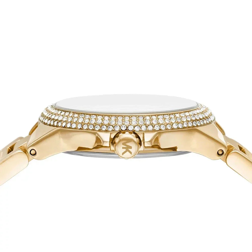  Shop Authentic Michael Kors Camille Multifunction Green Dial Gold Steel Strap Watch For Women - MK6981 - Luxxuri