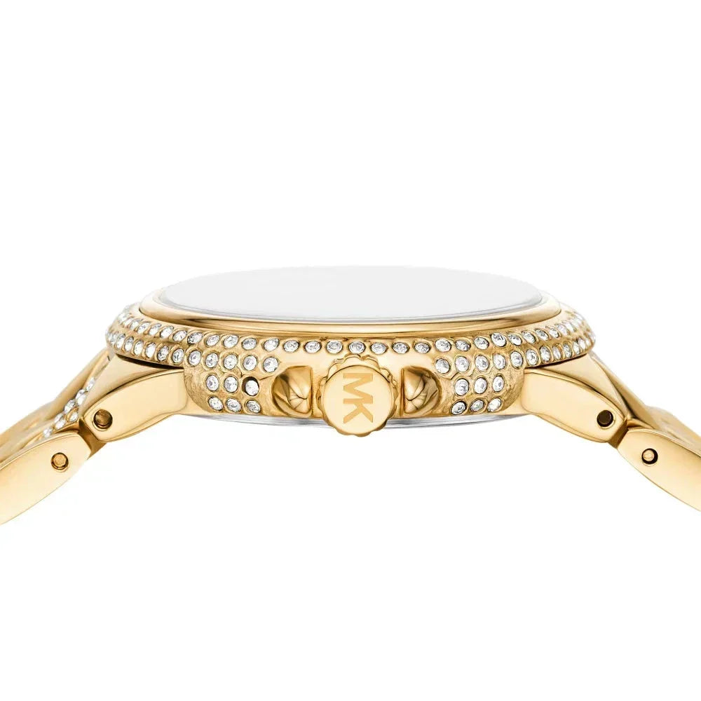  Shop Authentic Michael Kors Camile Analog White Dial Gold Steel Strap Watch for Women - MK4801 - Luxxuri