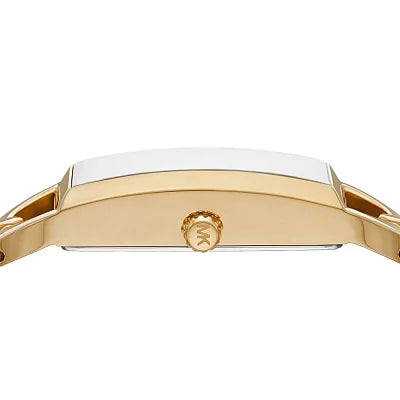  Shop Authentic Michael Kors Empire Three Hand Gold Dial Gold Steel Strap Watch For Women - MK7406 - Luxxuri