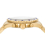  Shop Authentic Michael Kors Everest Chronograph Blue Dial Gold Steel Strap Watch For Women - MK6971 - Luxxuri