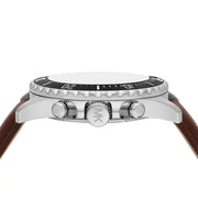  Shop Authentic Michael Kors Everest Chronograph Black Dial Brown Leather Strap Watch For Men - MK9054 - Luxxuri