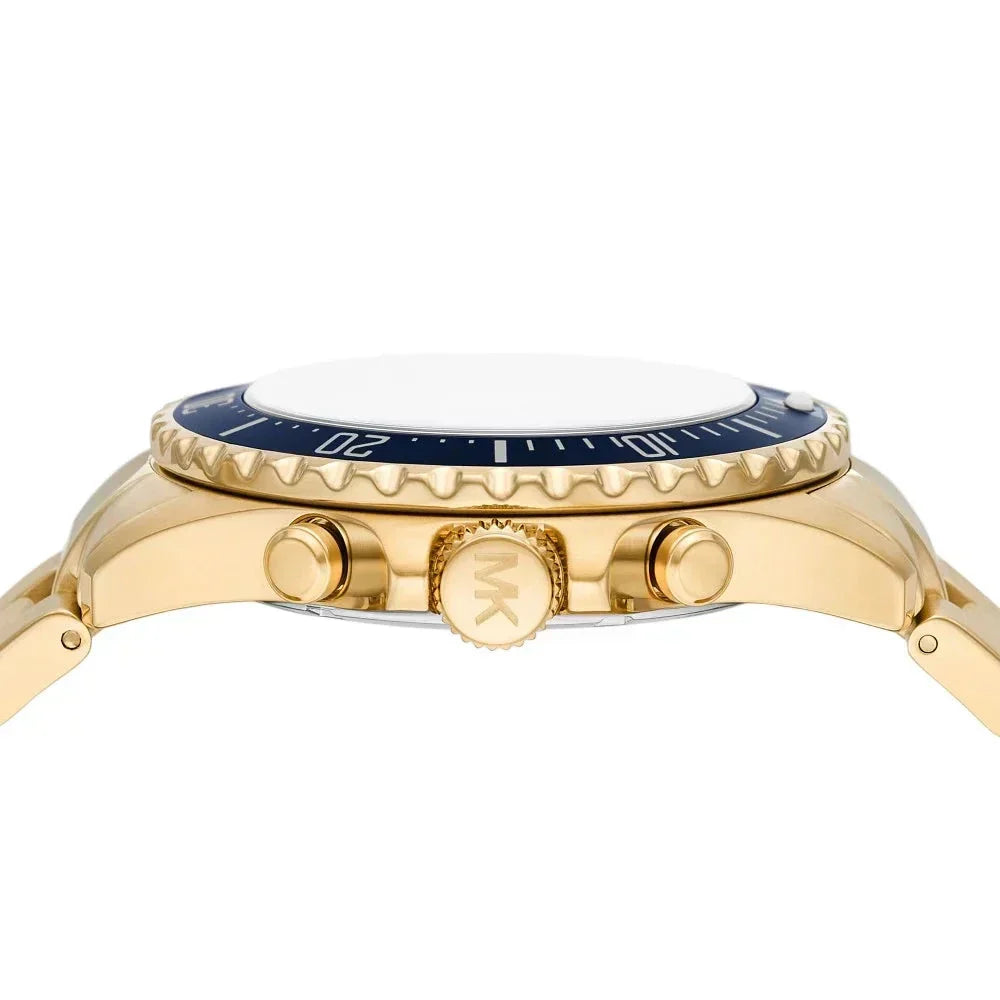  Shop Authentic Michael Kors Everest Chronograph Blue Dial Two Tone Steel Strap Watch For Men - MK8978 - Luxxuri