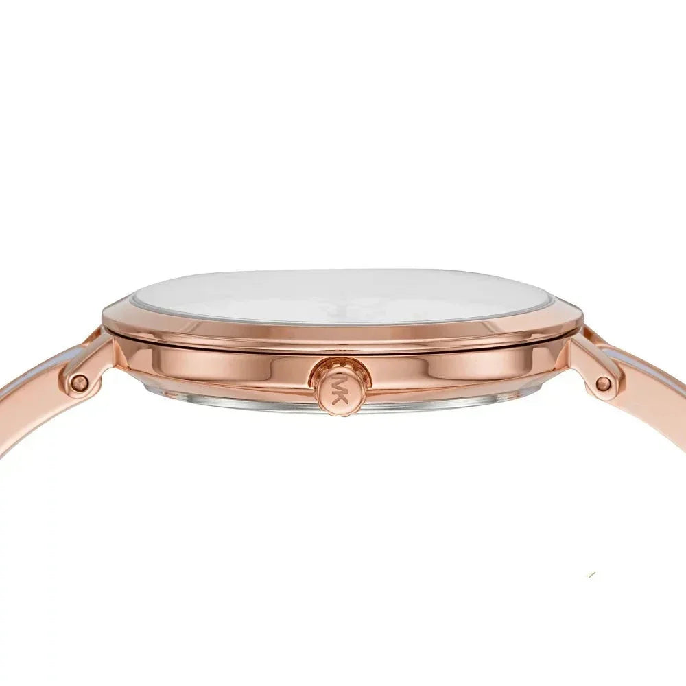  Shop Authentic Michael Kors Jaryn Analog White Dial Two Tone Steel Strap Watch For Women - MK4342 - Luxxuri