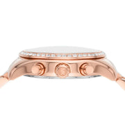  Shop Authentic Michael Kors Lexington Chronograph Rose Gold Dial Rose Gold Steel Strap Watch for Women - MK7242 - Luxxuri