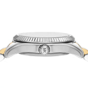  Shop Authentic Michael Kors Lexington Analog Silver Dial Two Tone Steel Strap Watch for Women - MK4740 - Luxxuri