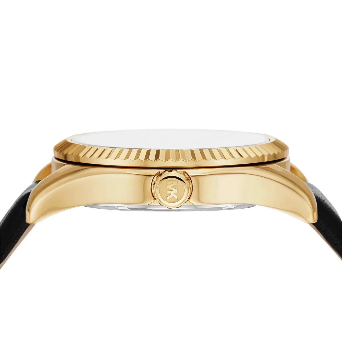  Shop Authentic Michael Kors Lexington Black Dial Black Leather Strap Watch For Women - MK4748 - Luxxuri