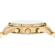  Shop Authentic Michael Kors Lexington Chronograph Blue Dial Gold Steel Strap Watch for Men - MK9153 - Luxxuri
