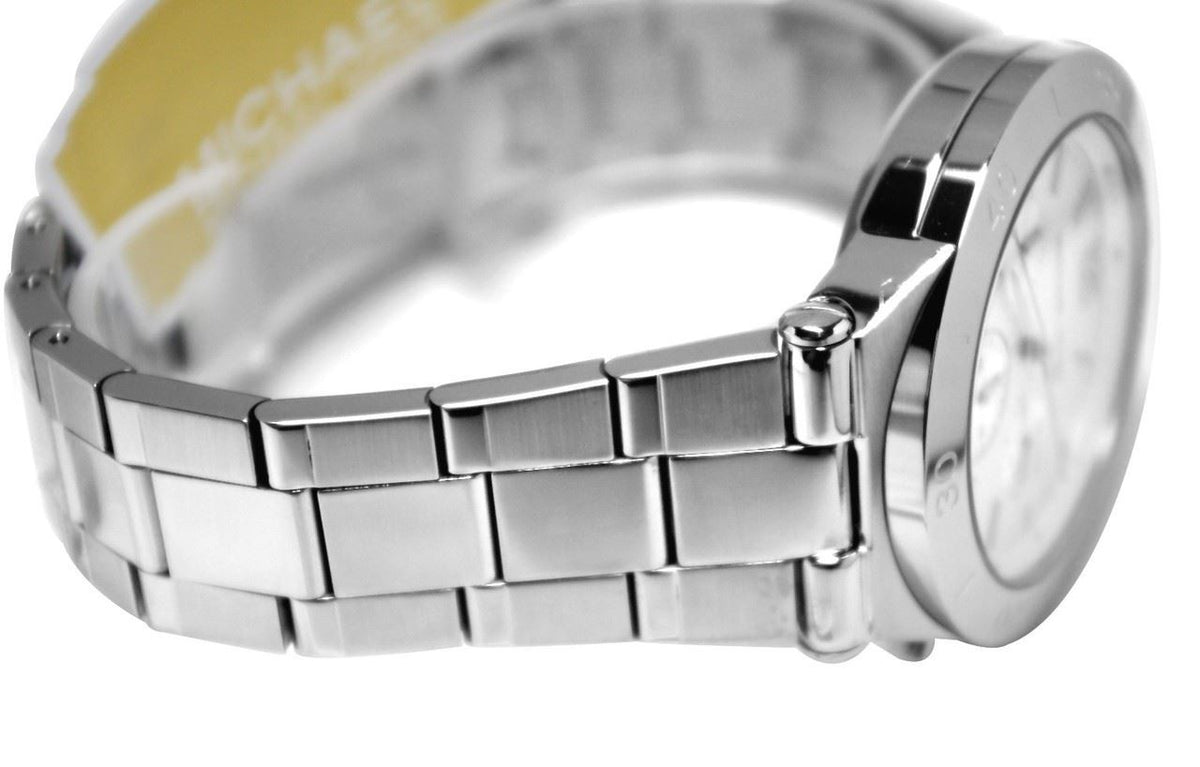  Shop Authentic Michael Kors Wyatt White Dial Silver Steel Strap Watch For Women - MK5932 - Luxxuri