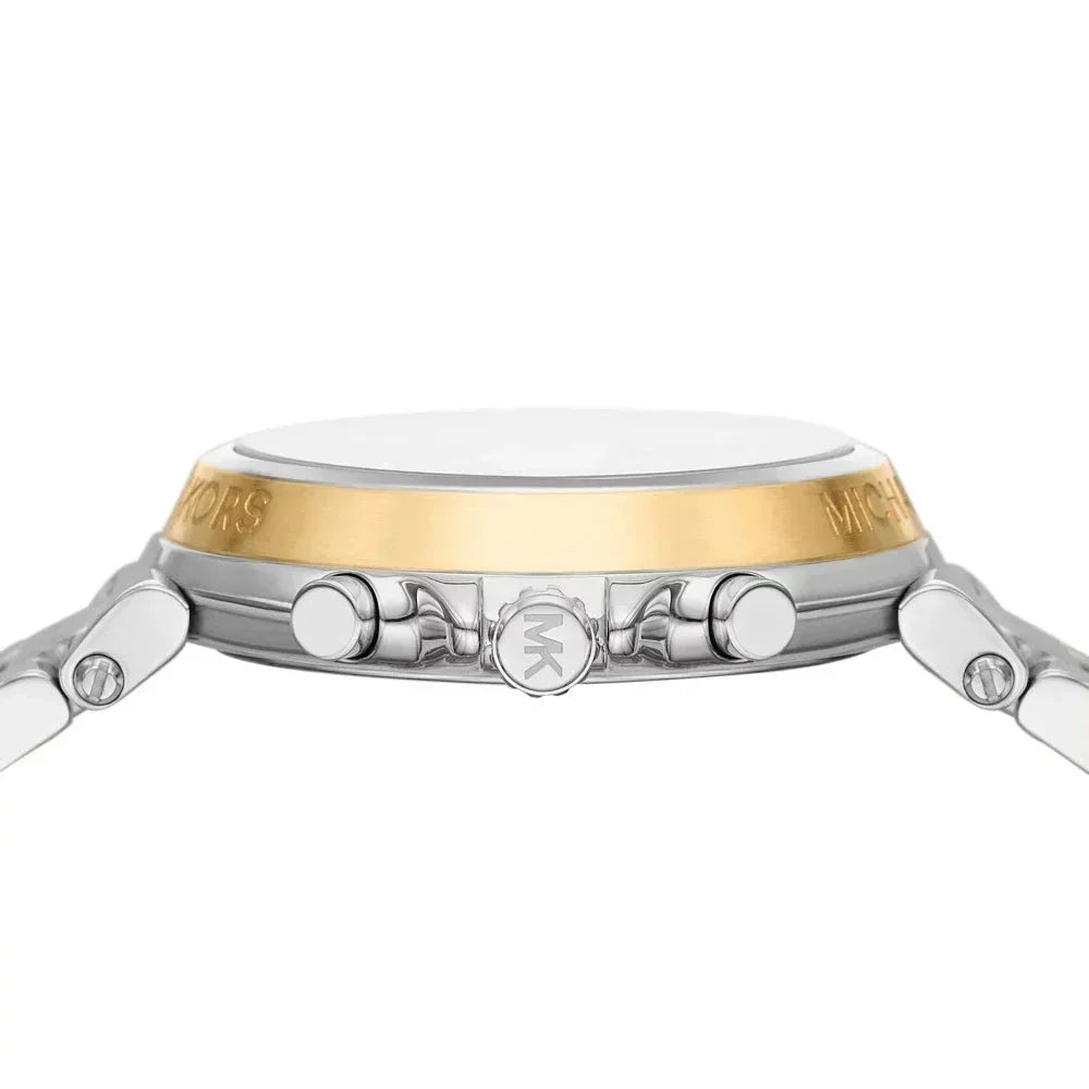  Shop Authentic Michael Kors Maren Chronograph Silver Dial Silver Steel Strap Watch for Women - MK7495 - Luxxuri
