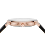  Shop Authentic Michael Kors Pyper Quartz White Dial Black Leather Strap Watch For Women - MK2834 - Luxxuri