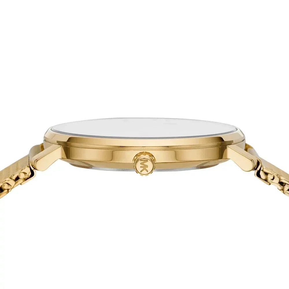  Shop Authentic Michael Kors Pyper Quartz Gold Dial Gold Mesh Strap Watch For Women - MK4339 - Luxxuri