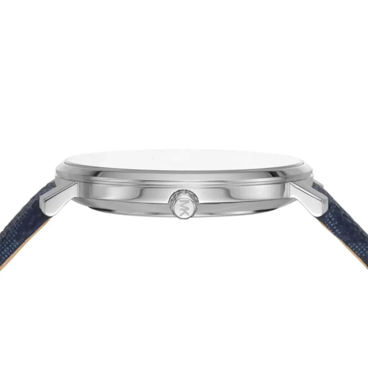  Shop Authentic Michael Kors Pyper Quartz Silver Dial Blue Leather Strap Watch For Women - MK7244 - Luxxuri