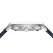  Shop Authentic Michael Kors Pyper Quartz Silver Dial Blue Leather Strap Watch For Women - MK7244 - Luxxuri