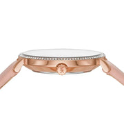  Shop Authentic Michael Kors Pyper Analog White Dial Pink Leather Strap Watch For Women - MK2803 - Luxxuri