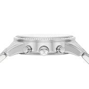  Shop Authentic Michael Kors Ritz Chronograph Crystals Silver Dial Silver Steel Strap Watch For Women - MK7301 - Luxxuri