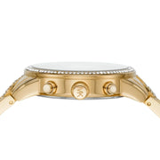  Shop Authentic Michael Kors Ritz Chronograph Gold Dial Gold Steel Strap Watch For Women - MK6937 - Luxxuri