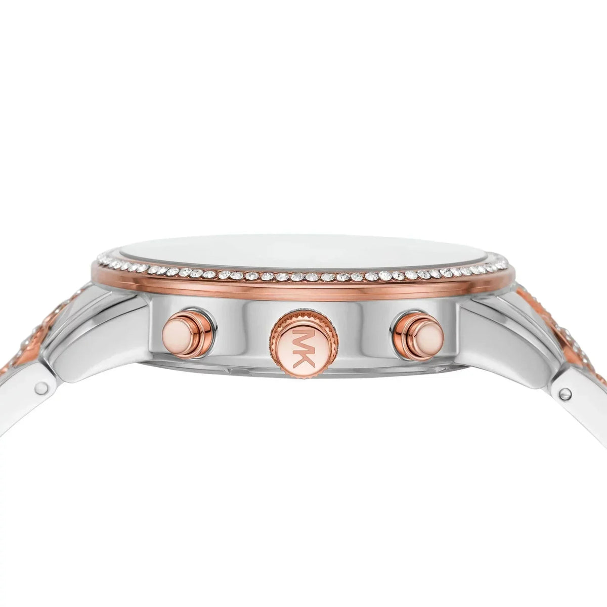  Shop Authentic Michael Kors Ritz Chronograph Silver Dial Two Tone Steel Strap Watch For Women - MK6938 - Luxxuri