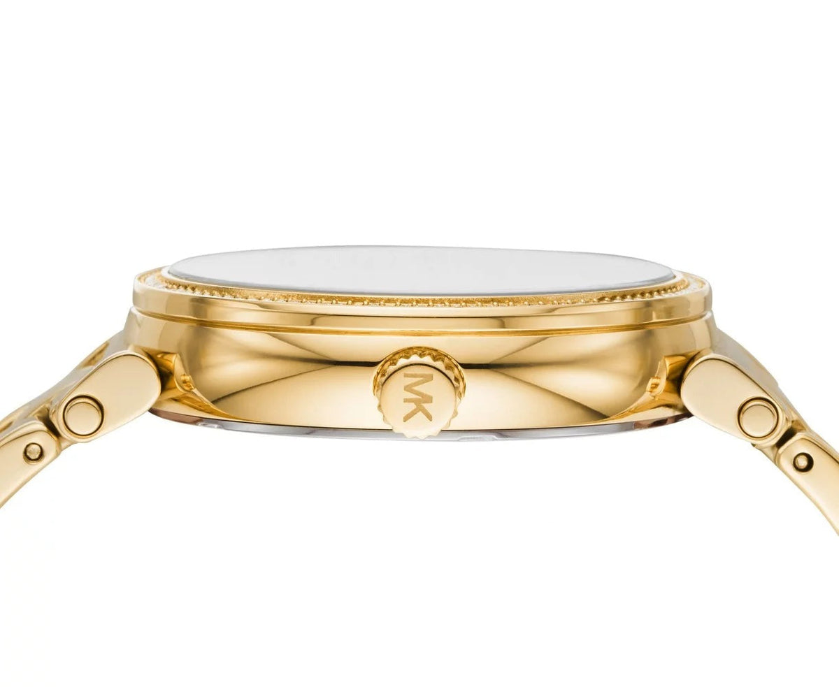  Shop Authentic Michael Kors Sofie Quartz Gold Dial Gold Steel Strap Watch For Women - MK4334 - Luxxuri