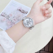  Shop Authentic Michael Kors Parker Quartz Silver Dial Silver Steel Strap Watch For Women - MK6658 - Luxxuri