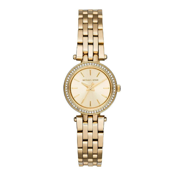  Shop Authentic Michael Kors Darci Gold Dial with Diamonds Gold Steel Strap Watch for Women - MK3295 - Luxxuri