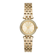  Shop Authentic Michael Kors Darci Gold Dial with Diamonds Gold Steel Strap Watch for Women - MK3295 - Luxxuri