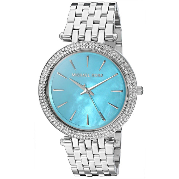  Shop Authentic Michael Kors Darci Mother of Pearl Blue  Dial Silver Steel Strap Watch for Women - MK3515 - Luxxuri