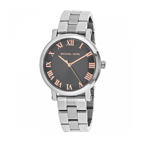  Shop Authentic Michael Kors Norie Grey Dial Silver Stainless Steel Strap Watch for Women - MK3559 - Luxxuri