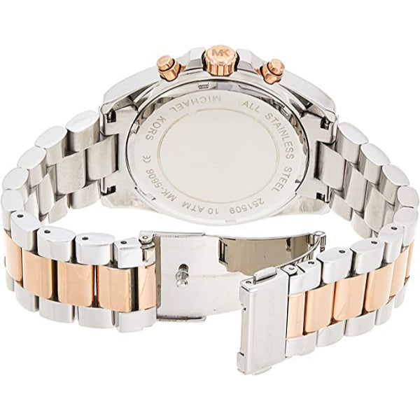  Shop Authentic Michael Kors Bradshaw Blue Dial Two Tone Steel Strap Watch for Women - MK5606 - Luxxuri