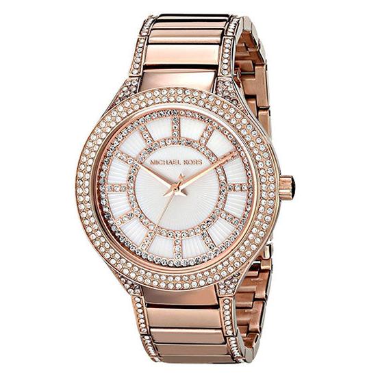 Shop Authentic Michael Kors Kerry Mother of Pearl Dial Rose Gold Steel Strap Watch for Women - MK3313 - Luxxuri