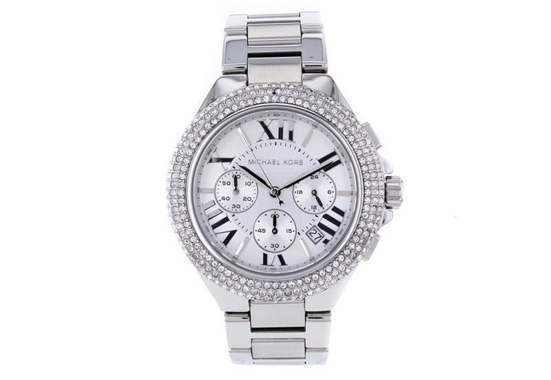  Shop Authentic Michael Kors Camille Silver Dial Silver Steel Strap Watch for Women - MK5634 - Luxxuri