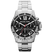  Shop Authentic Michael Kors Everest Chronograph Black Dial Silver Steel Strap Watch For Women - MK5753 - Luxxuri