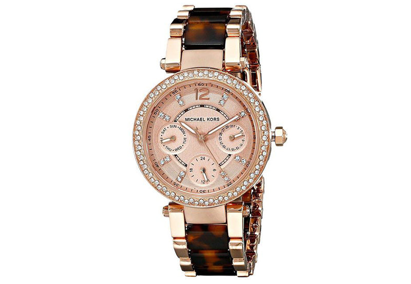  Shop Authentic Michael Kors Parker Gold Dial Two Tone Steel Strap Watch for Women - MK5841 - Luxxuri