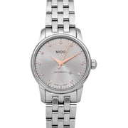  Shop Authentic Mido Baroncelli III Automatic Silver Dial Silver Steel Strap Watch For Men - M8600.4.67.1 - Luxxuri