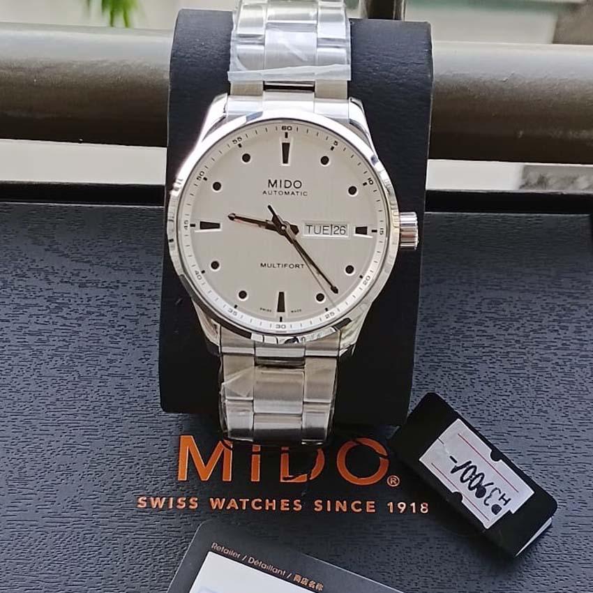  Shop Authentic Mido Multifort Automatic Silver Dial Silver Steel Strap Watch For Men - M005.430.11.031.80 - Luxxuri