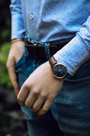  Shop Authentic Hugo Boss Classic Jackson Blue Dial Brown Leather Strap Watch for Men - 1513458 - Luxxuri