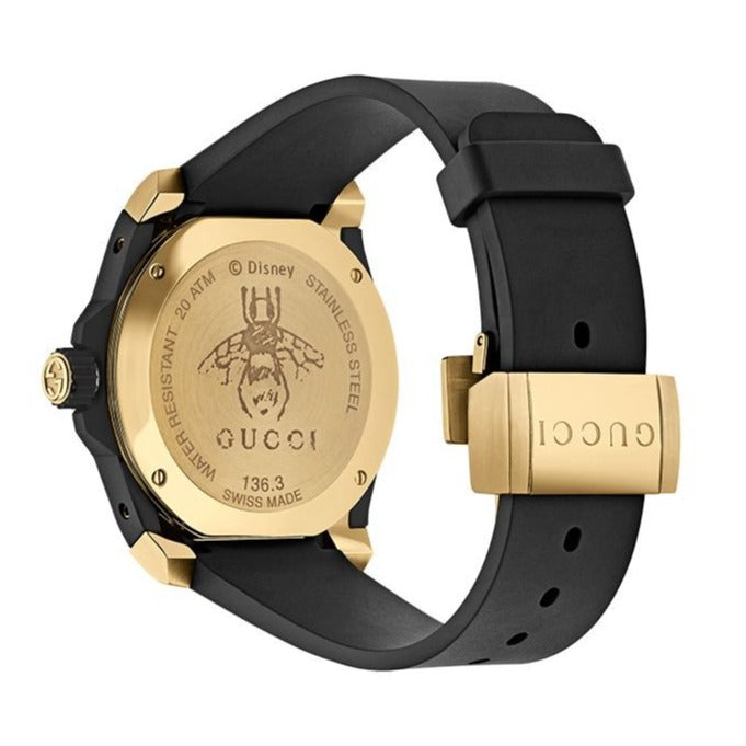  Shop Authentic Gucci Dive Quartz Red Dial Black Rubber Strap Watch For Men - YA136325 - Luxxuri
