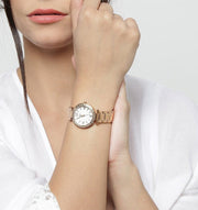  Shop Authentic Guess Park Ave White Dial Rose Gold Steel Strap Watch for Women - W0767L3 - Luxxuri