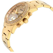  Shop Authentic Guess Confetti Diamonds Silver Dial Gold Steel Strap Watch for Women - W0774L5 - Luxxuri