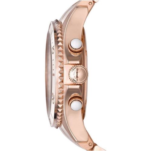  Shop Authentic Marc Jacobs Rock Chronograph Rose Gold Dial Rose Gold Steel Strap Watch for Women - MBM3156 - Luxxuri