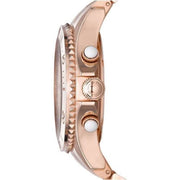  Shop Authentic Marc Jacobs Rock Chronograph Rose Gold Dial Rose Gold Steel Strap Watch for Women - MBM3156 - Luxxuri