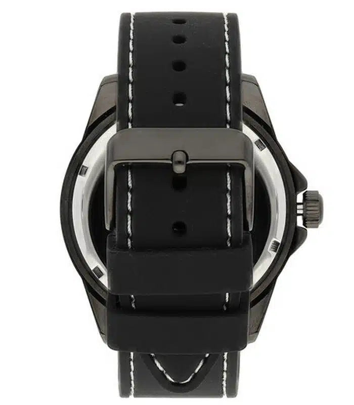  Shop Authentic Guess Odyssey Quartz Black Dial Black Silicone Strap Watch For Men - W1108G3 - Luxxuri