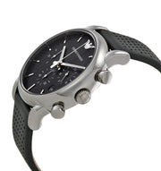  Shop Authentic Emporio Armani Luigi Chronograph Quartz Grey Dial Grey Leather Strap Watch For Men - AR1735 - Luxxuri