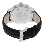  Shop Authentic Emporio Armani Classic Chronograph Black Dial Black Leather Strap Watch For Men - AR0431 - Luxxuri